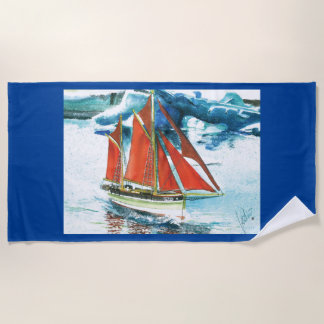 Serviette De Plage L'Eyrún fait pour l'eau libre