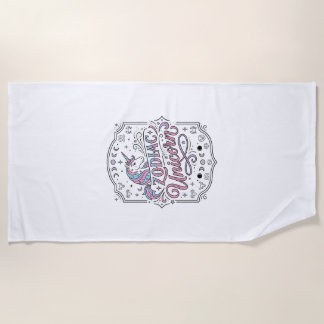 Serviette De Plage Licorne Zodiaque Licorne Conception De Cadeau Ludi