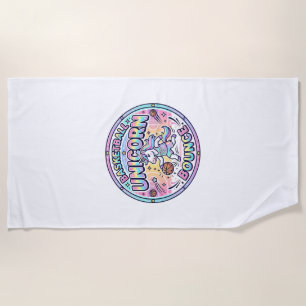 Serviette De Plage Licou de Basket Licou Rebondir Drôle de Chemise Gr