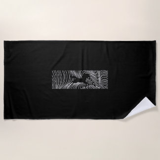 Serviette De Plage Ligne Licorne