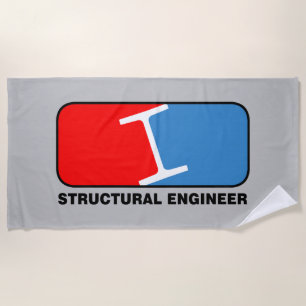 Serviette De Plage Ligue des ingénieurs structuraux