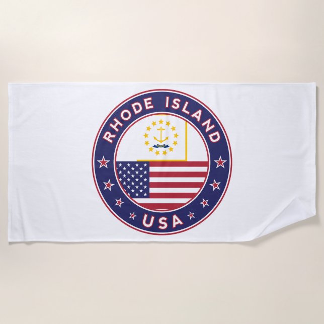 Serviette De Plage L'île Rhode (Devant)