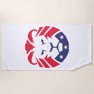 Serviette De Plage Lion des Patriotes