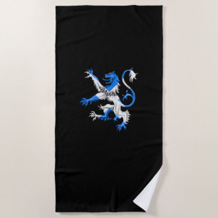 Serviette De Plage Lion écossais aux couleurs de St. Andrew