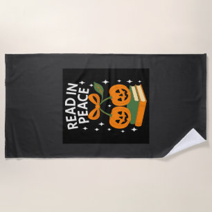 Serviette De Plage Lire en paix livre drôle d'Halloween