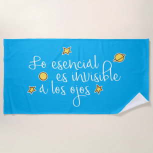 Serviette De Plage Lo esencial es invisible a los ojos