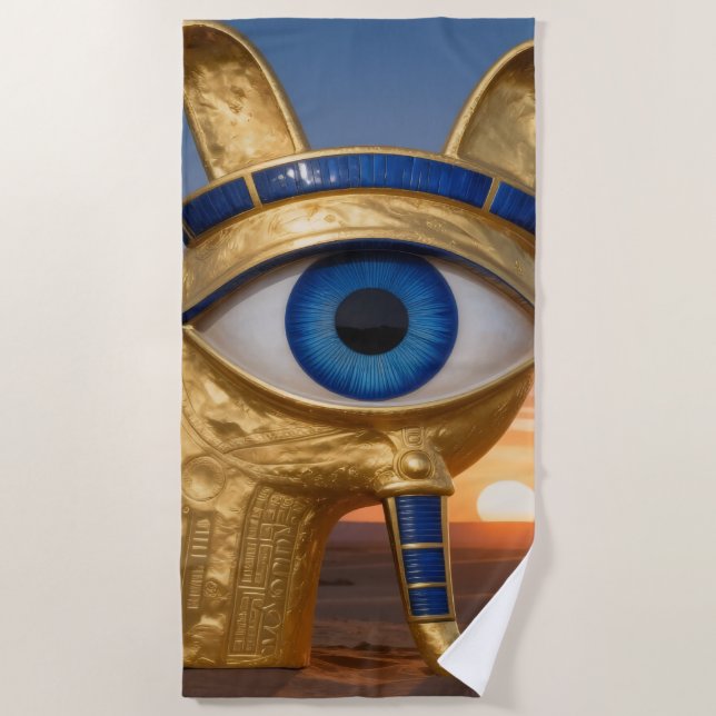 Serviette De Plage L'Œil égyptien³ (Devant)
