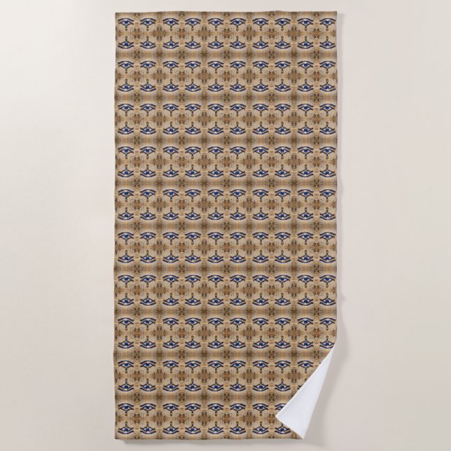 Serviette De Plage L'Œil égyptien (Devant)