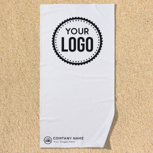 Serviette De Plage Logo Et Slogan Personnalisés Avec Promotions