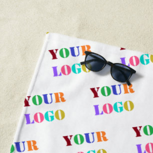 Serviette De Plage Logo Personnalisé Photo Beach Towel - Promotionnel