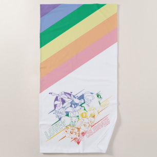 Serviette De Plage LOONEY TUNES™ - Amour et fête