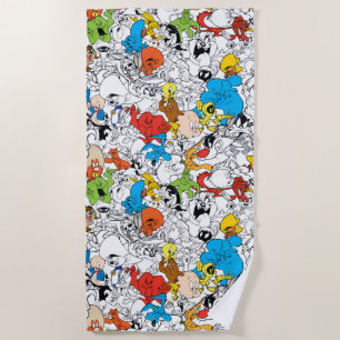 Serviette De Plage LOONEY TUNES™ Color Pop Motif