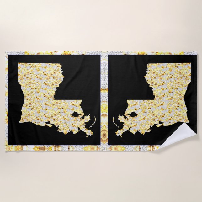 SERVIETTE DE PLAGE LOUISIANA (Devant)