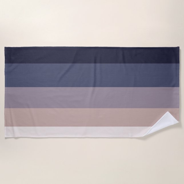 Serviette De Plage Lueur de lune (Devant)