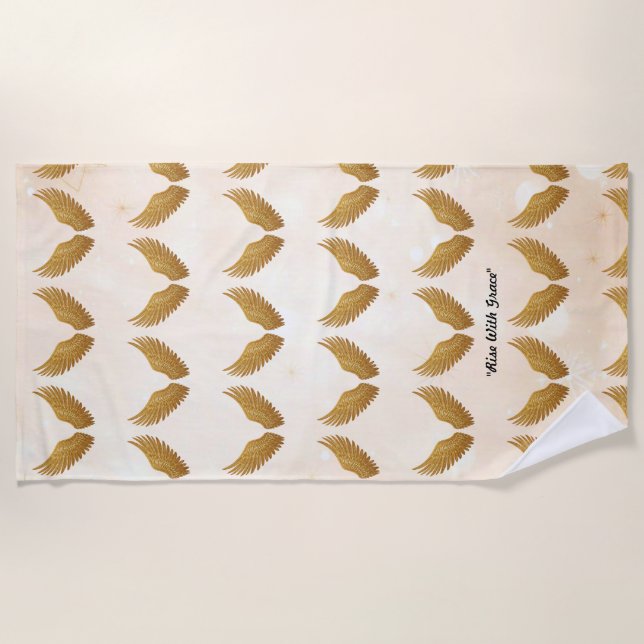 Serviette De Plage "Luminosité éthérée" (Devant)
