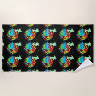SERVIETTE DE PLAGE L'UNIVERS EST À VOUS