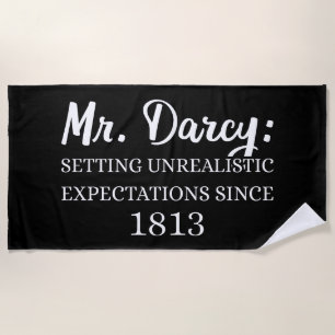 Serviette De Plage M. Darcy : Attentes irréalistes depuis 1813 II