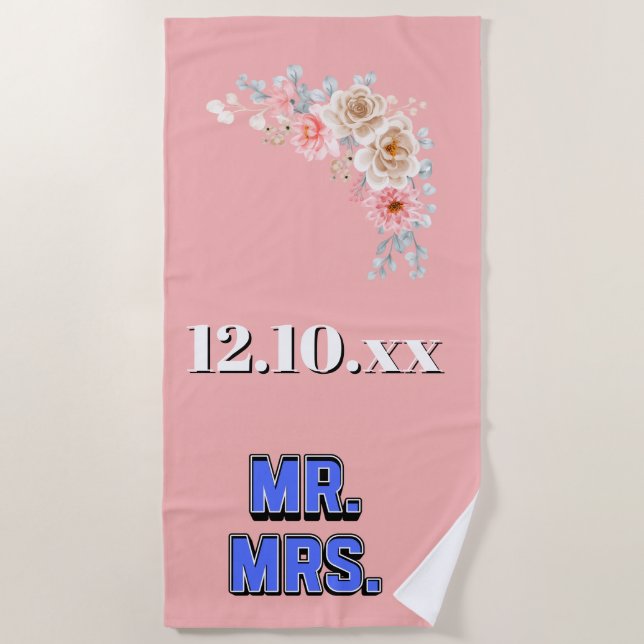 Serviette De Plage M. & Mme (Devant)