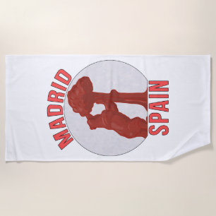 Serviette De Plage Madrid Espagne