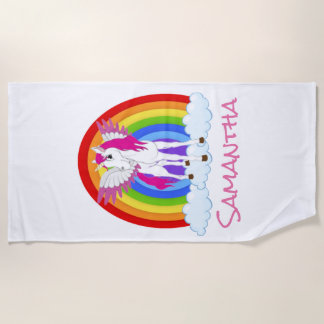 Serviette De Plage Magical Unicorn Beach Towel !