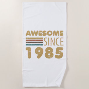 Serviette De Plage Magnifique depuis 1985 40e anniversaire