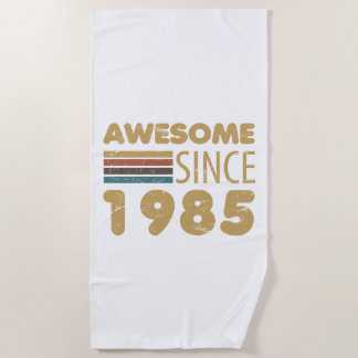 Serviette De Plage Magnifique depuis 1985 40e anniversaire