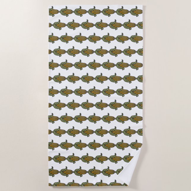 Serviette De Plage maïs (Devant)