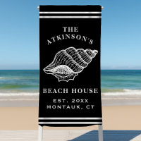 Maison de plage en coquille de conque côtière Nom 