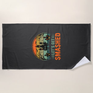 Serviette De Plage Maison Hantée Halloween Cassons Tout Rétro
