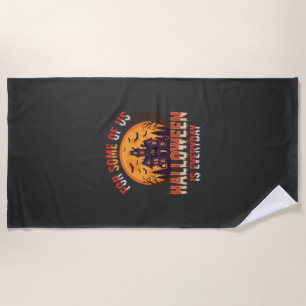 Serviette De Plage Maison Hantée Tous Les Jours Halloween Graphique V