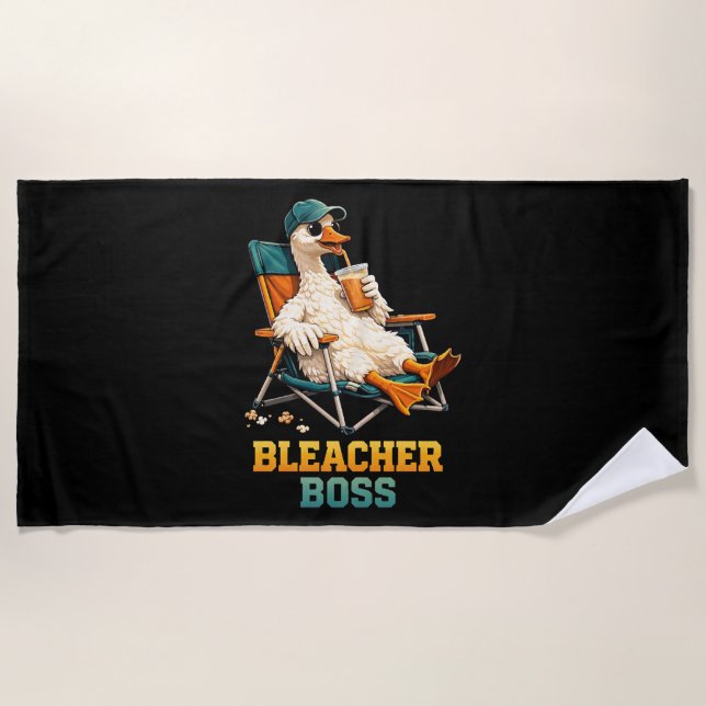 Serviette De Plage Maître des gradins de l'oie (Devant)