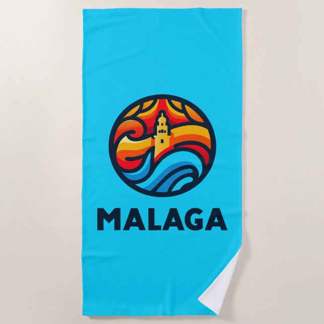 Serviette De Plage Malaga 3 (Devant)