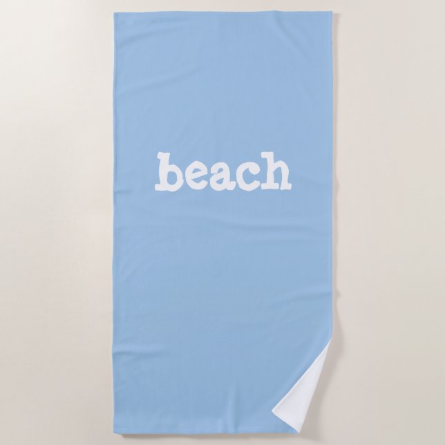 Serviette De Plage manche longue plage (Devant)