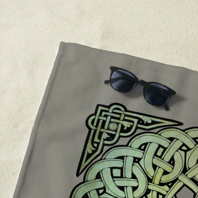 Serviette De Plage Mandala (En situation)