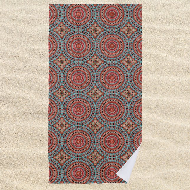 Serviette de plage Mandala 6 (Créateur téléchargé)