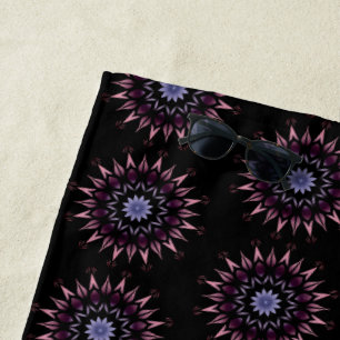 Serviette De Plage Mandala Motif Yoga