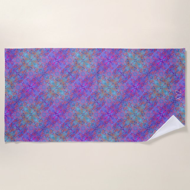 Serviette De Plage Mandala On Repeat Beach Towel (Devant)