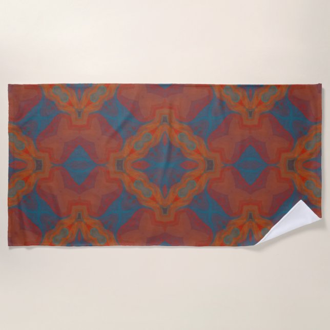 Serviette De Plage Mandala Sud-Ouest (Devant)