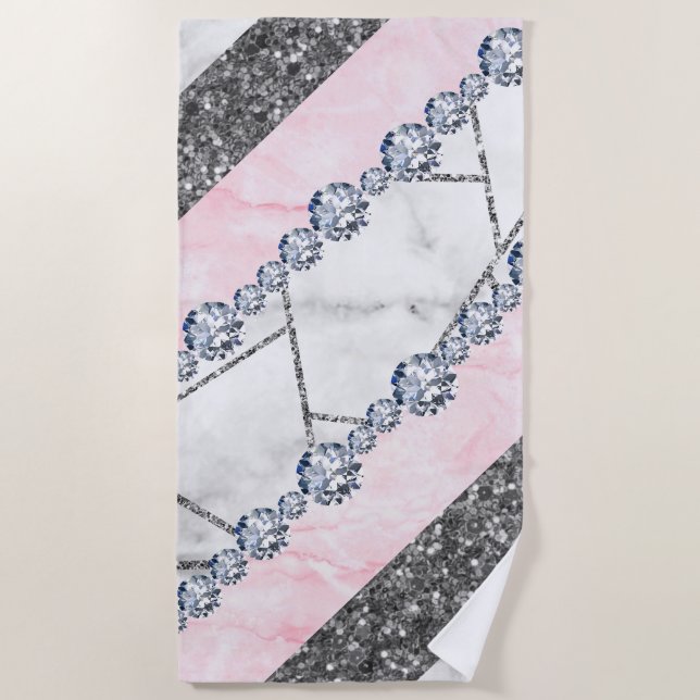 Serviette De Plage Marbre (Devant)