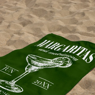 Serviette De Plage Margaritas et mariage sur mesure enterrement de vi