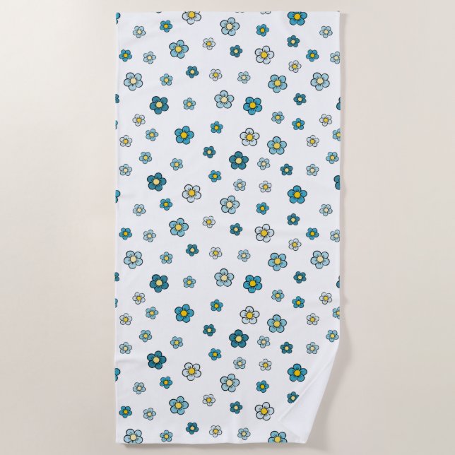 Serviette De Plage Marguerites (Devant)