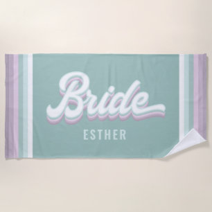 Serviette De Plage Mariée enterrement de vie de jeune fille mariage f