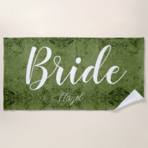 Mariée personnalisée Bachelorette Bride Script Bla