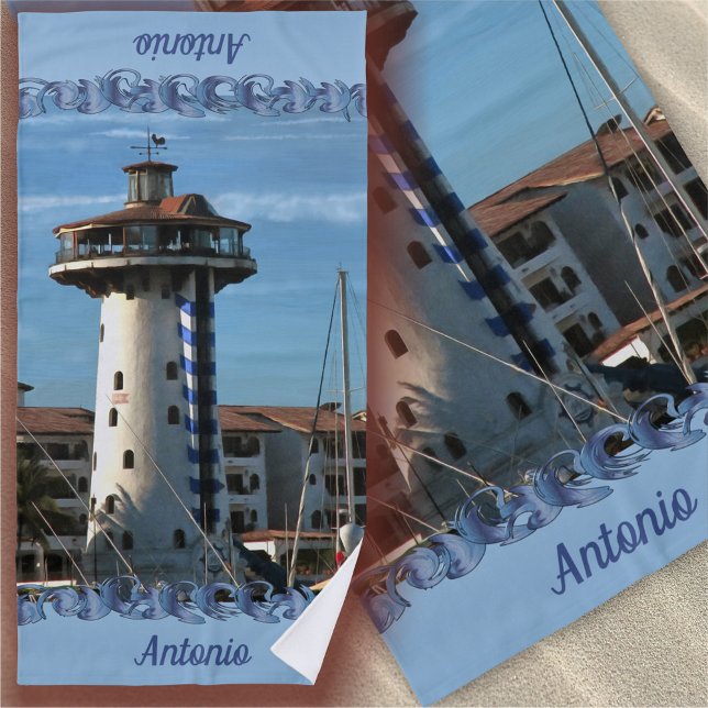 Serviette De Plage Marina Vallarta 0948 (Créateur téléchargé)