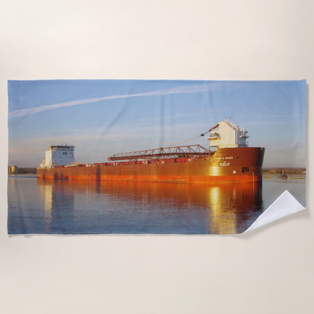 Serviette de plage Mark W. Barker (Devant)