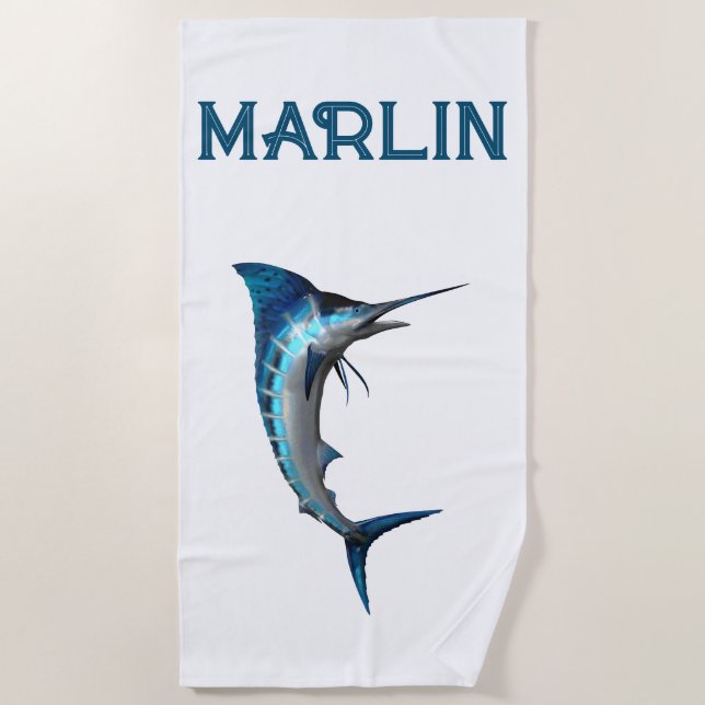Serviette De Plage Marlin (Devant)