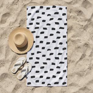 Serviette De Plage Marque libre blanc cassé