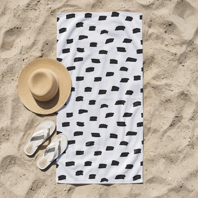 Serviette De Plage Marque libre blanc cassé (Créateur téléchargé)