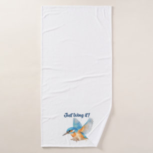 Serviette de plage Martin-pêcheur