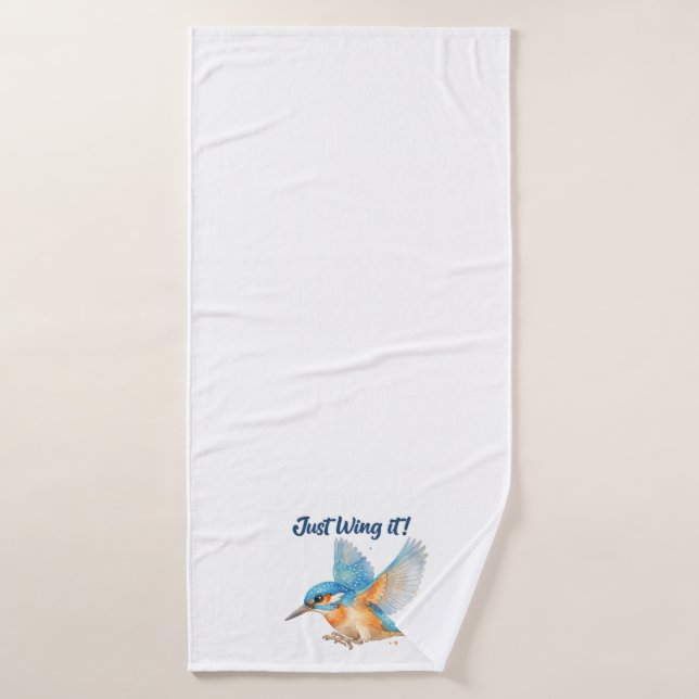 Serviette de plage Martin-pêcheur (Serviette de bain)
